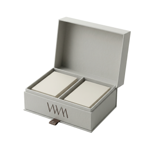 Caja para tarjetas doble