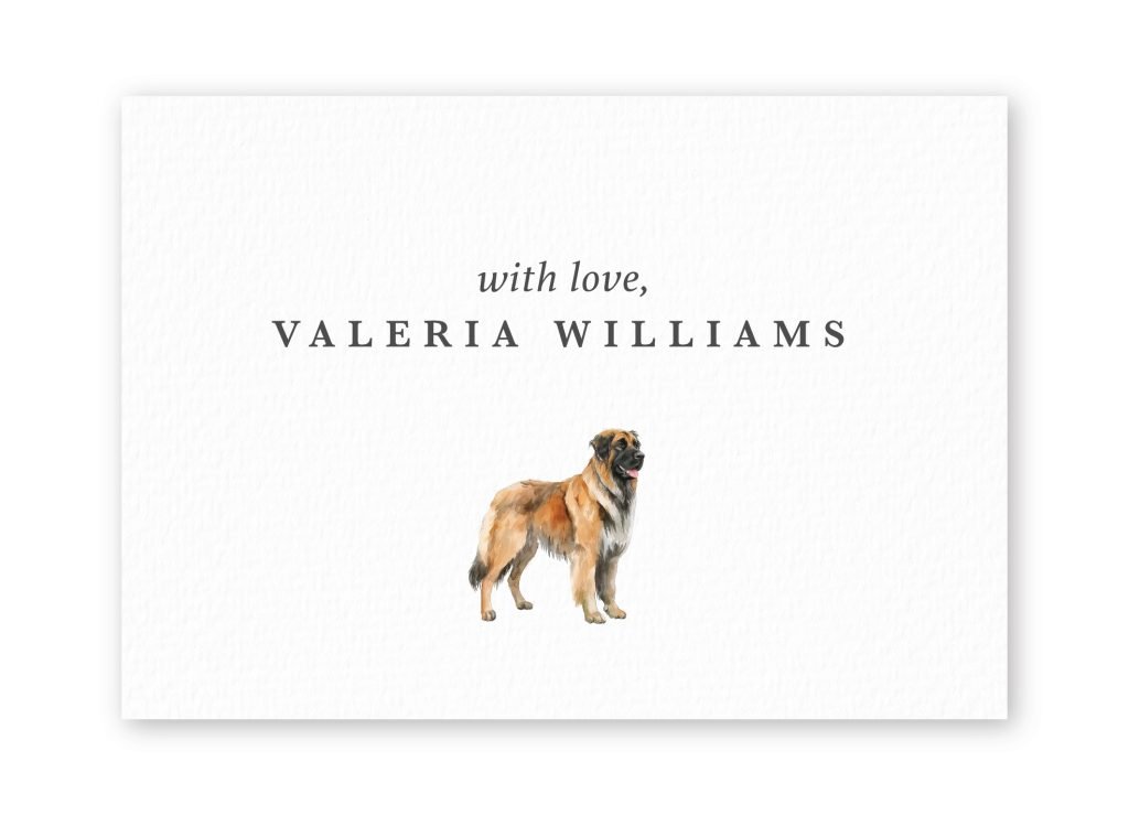 Tarjetas Leonberger