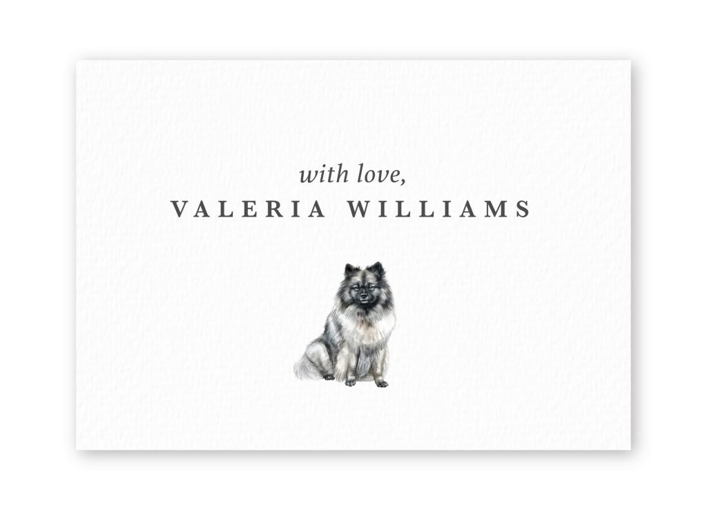 Tarjetas Keeshond