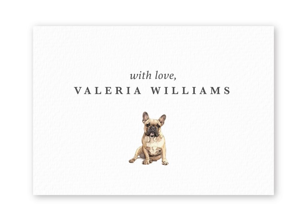 Tarjetas French Bulldog Fawn