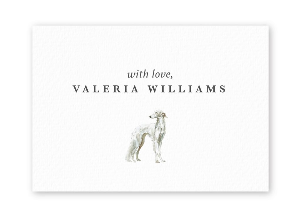 Tarjetas Borzoi