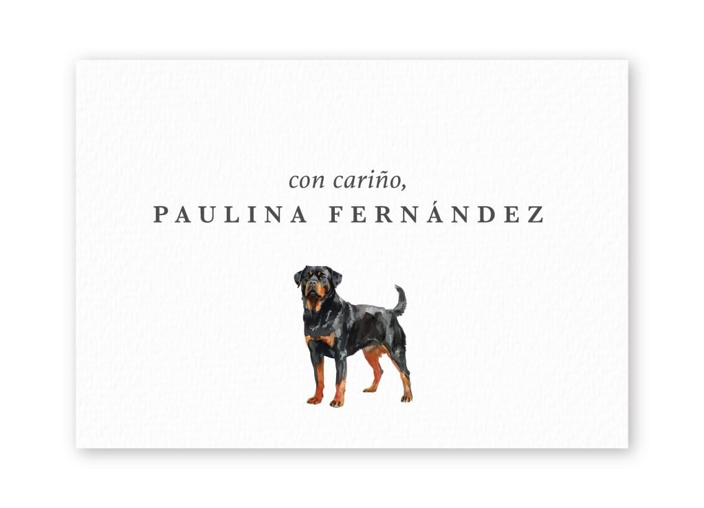 Tarjetas Rottweiler