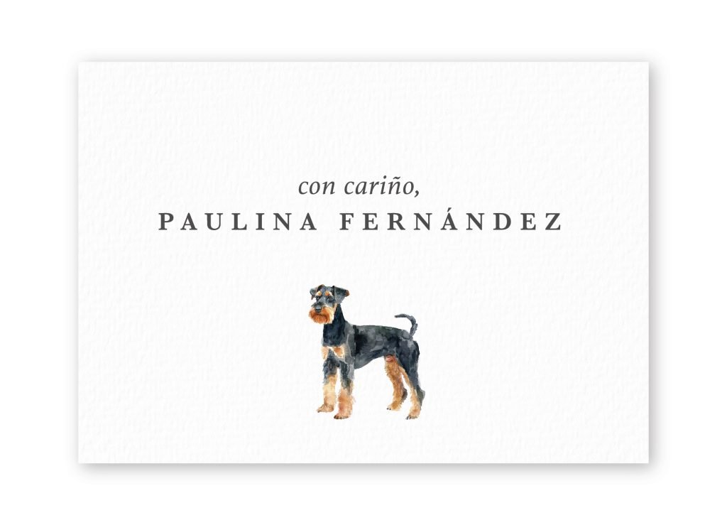 Tarjetas Airedale