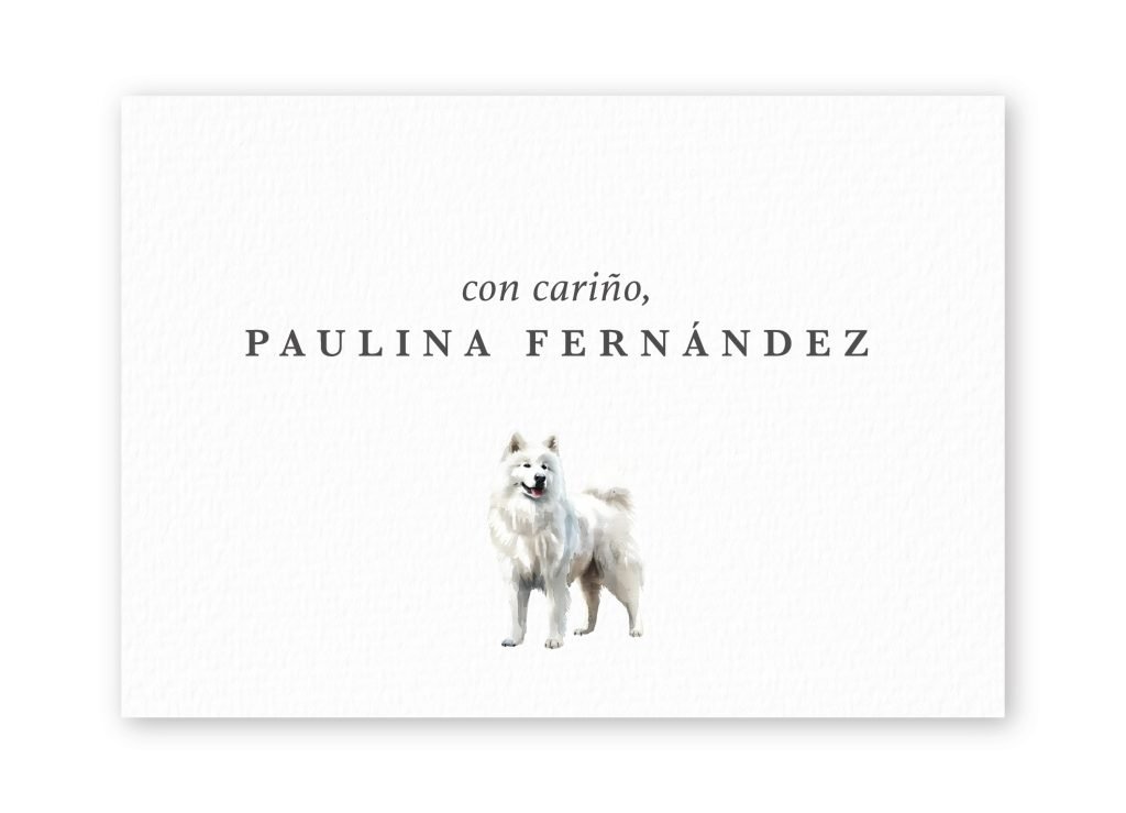 Tarjetas Samoyed