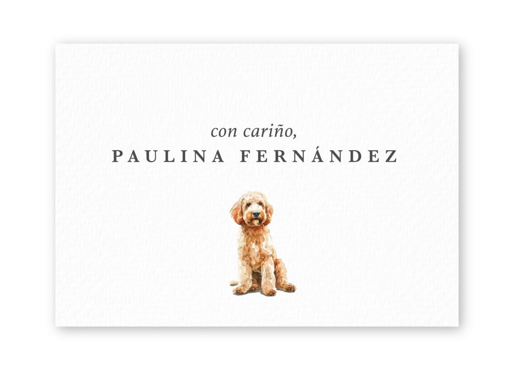 Tarjetas Golden Doodle