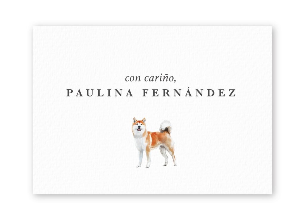 Tarjetas Akita