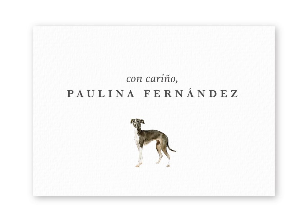 Tarjetas Italian-Greyhound