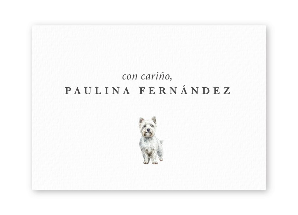 Tarjetas West Highland Terrier