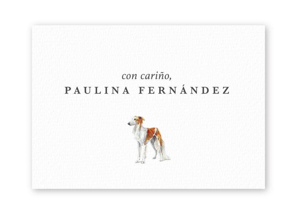 Tarjetas Borzoi