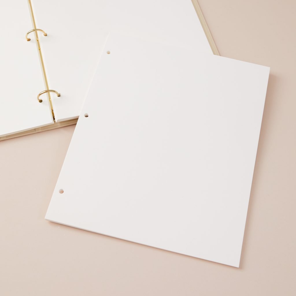 Extra blank sheets – Photo Album